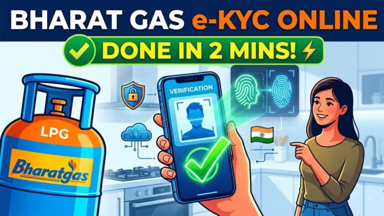 e-KYC Bharat Gas Online Apply